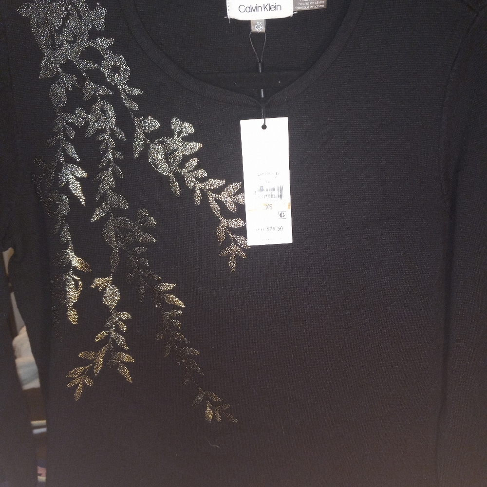 Calvin Klein, Size XS, Black.